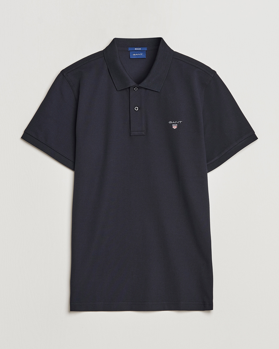 Herr | Pikéer | GANT | The Original Polo Black