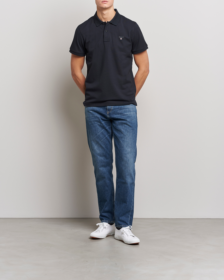 Herr | Pikéer | GANT | The Original Polo Black