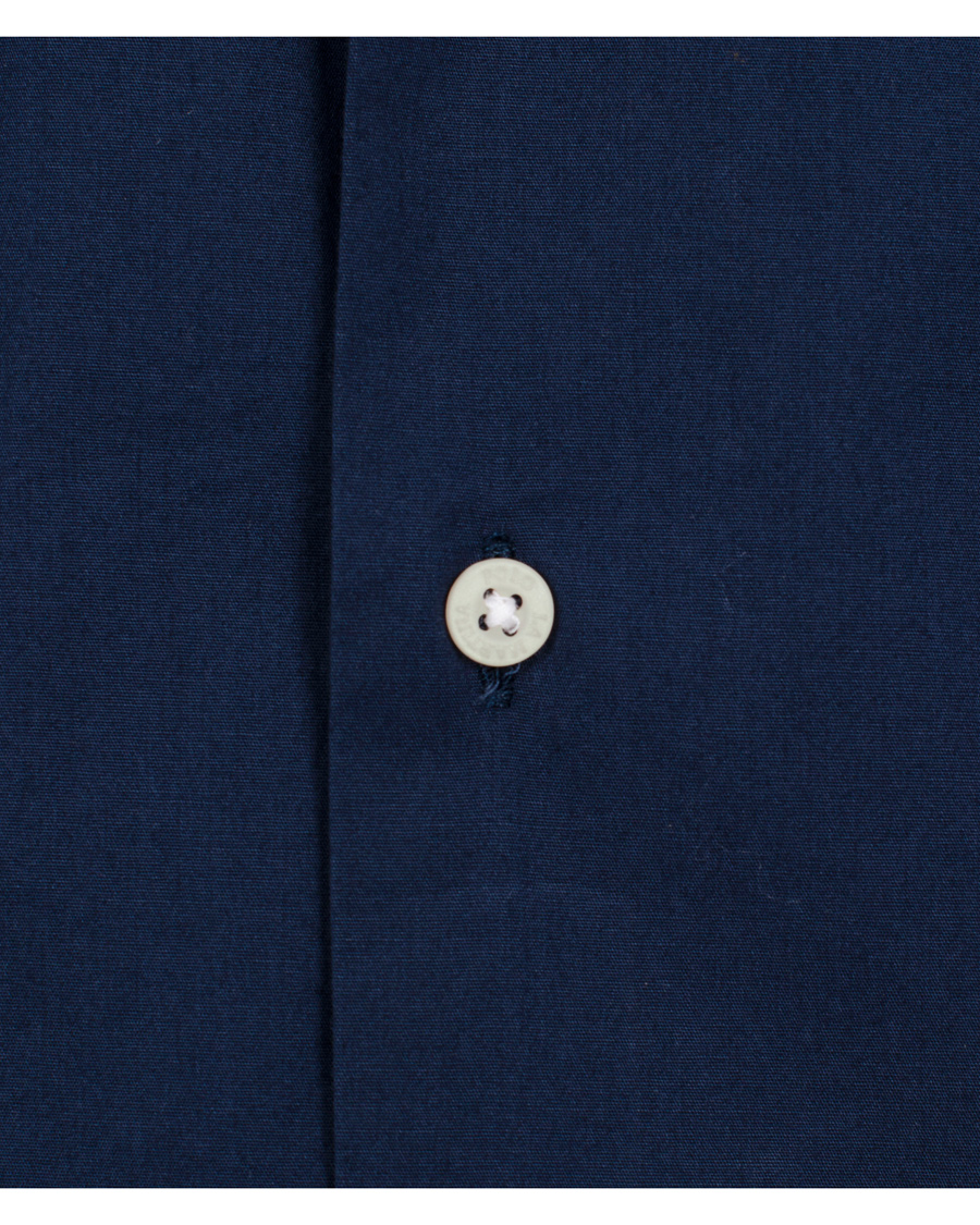 Herr | Skjortor | La Martina | Maserati Poplin Stretch Shirt Navy