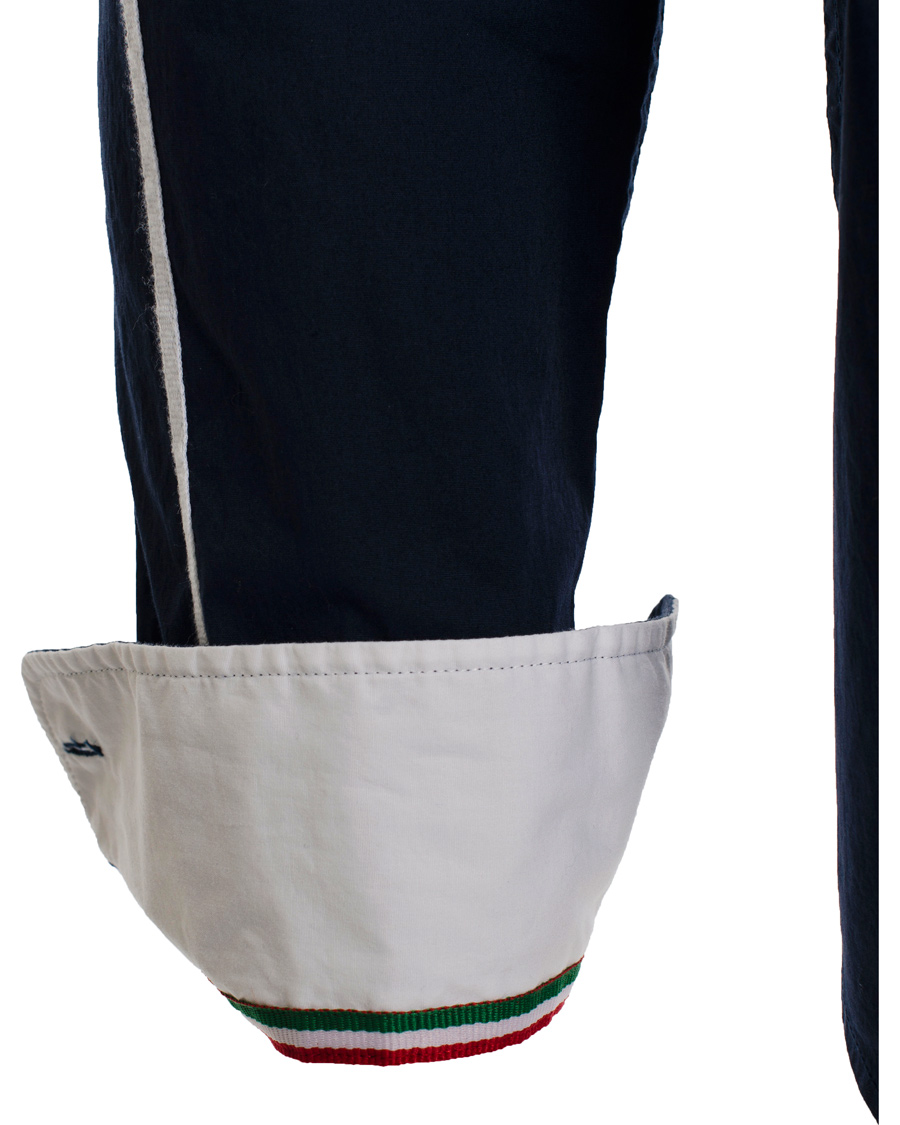 Herr | Skjortor | La Martina | Maserati Poplin Stretch Shirt Navy