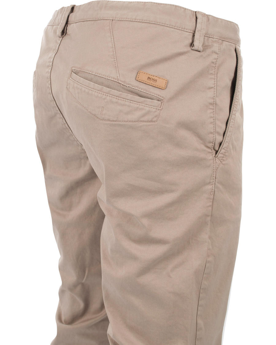 Herr | Byxor | BOSS BLACK | BOSS Rice 1-D Slim Fit Chinos Open Beige