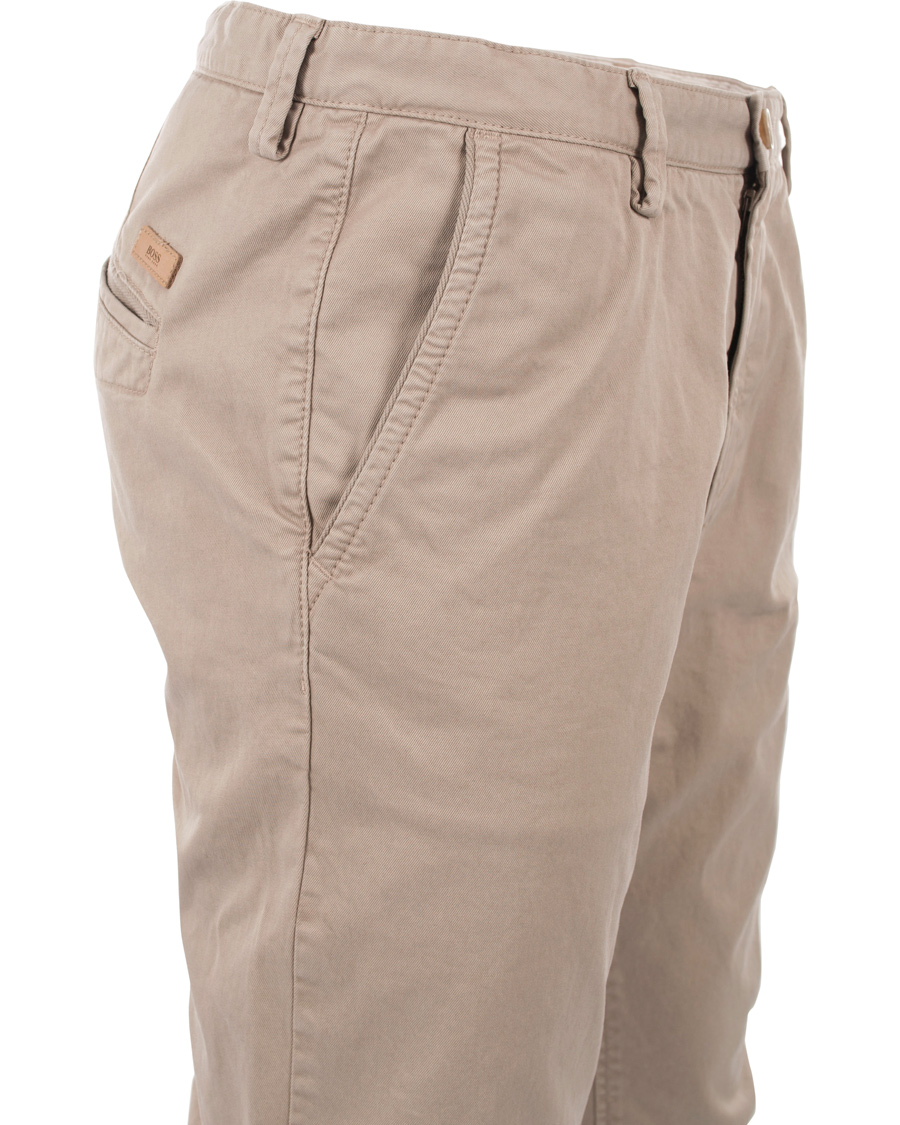 Herr | Byxor | BOSS BLACK | BOSS Rice 1-D Slim Fit Chinos Open Beige