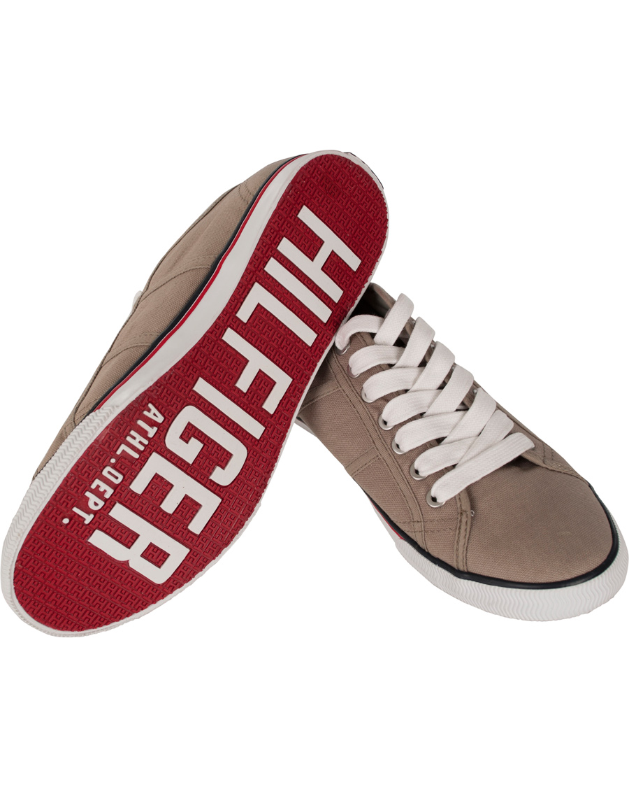 Herr | Tommy Hilfiger Vantage 2A Canvas Sneaker Grey Cobblestone | Tommy Hilfiger | Vantage 2A Canvas Sneaker Grey Cobblestone