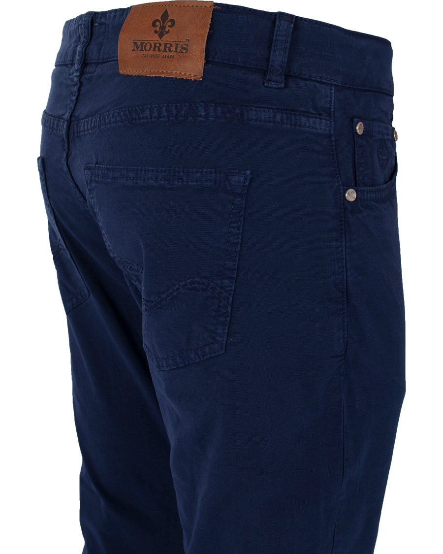 Herr | Jeans | Morris | James Canvas 5-Pocket Royal Blue