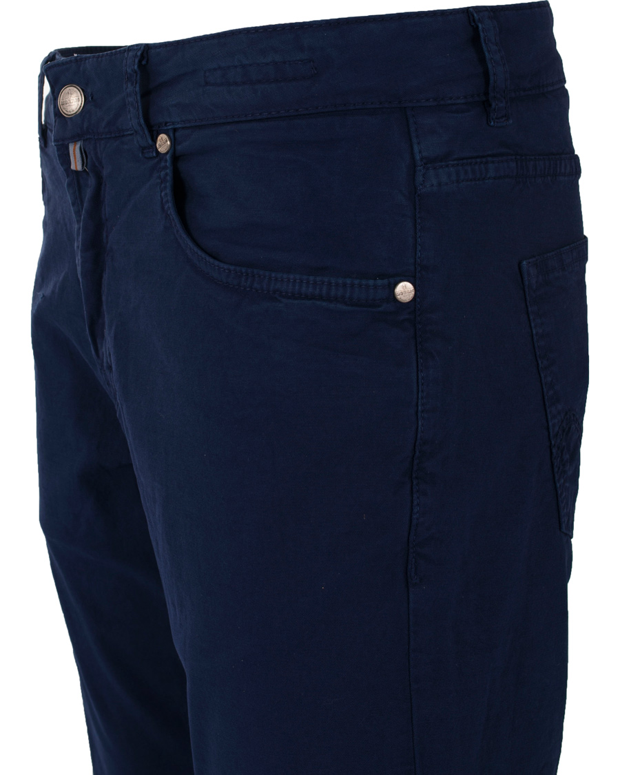 Herr | Jeans | Morris | James Canvas 5-Pocket Royal Blue