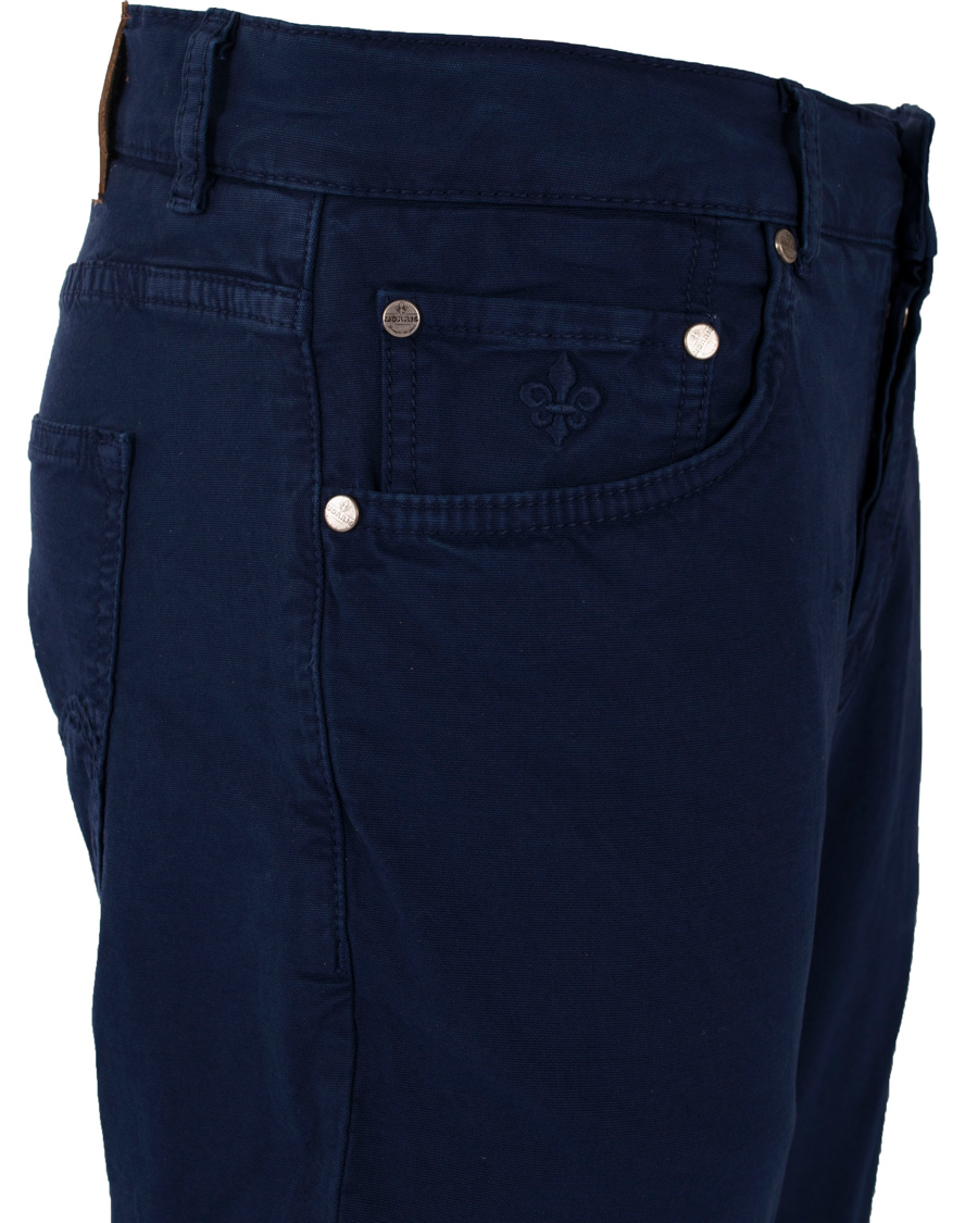 Herr | Jeans | Morris | James Canvas 5-Pocket Royal Blue