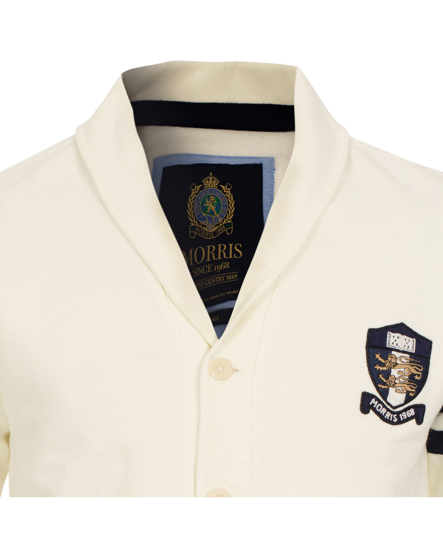 Herr | Tröjor | Morris | Merton College Cardigan Off White