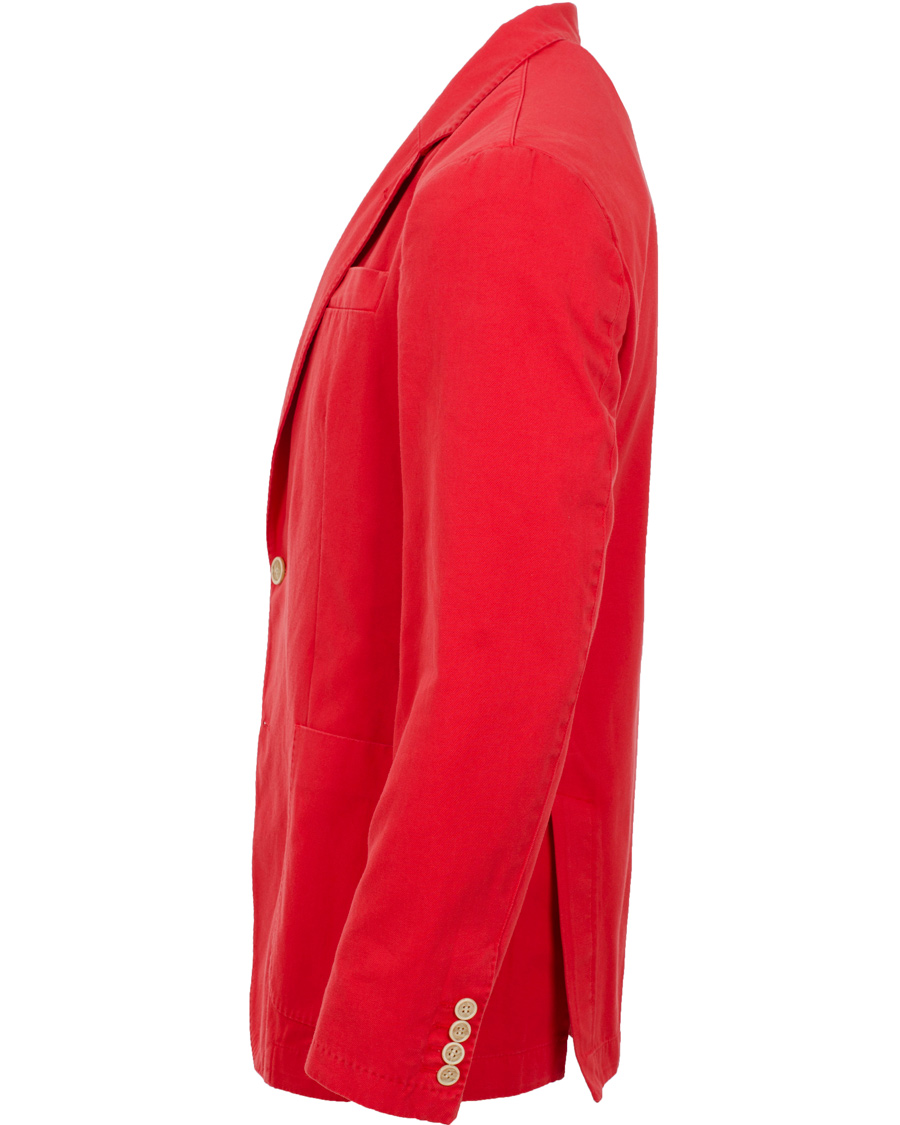 Herr | Kavajer | Hackett | Garment Dye Jacket Red
