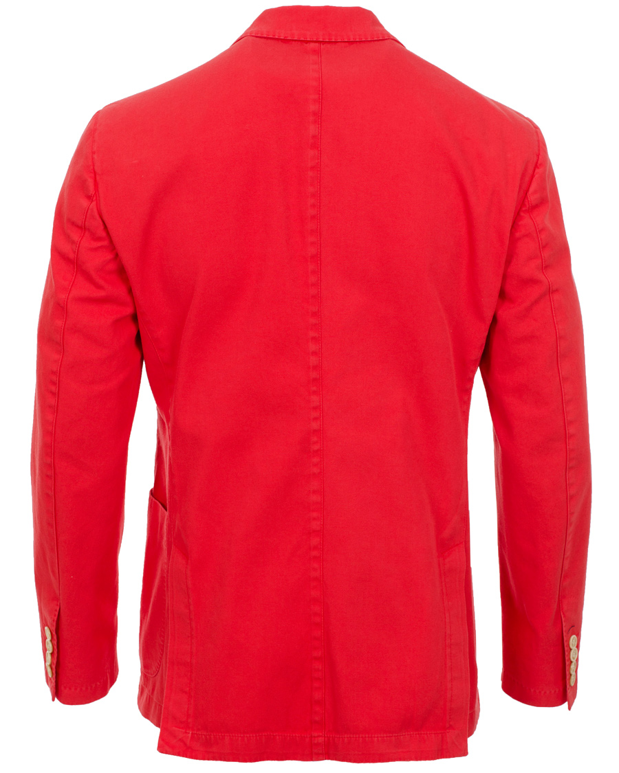 Herr | Kavajer | Hackett | Garment Dye Jacket Red