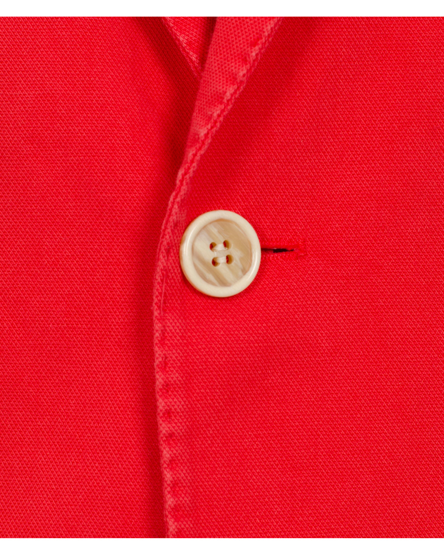 Herr | Kavajer | Hackett | Garment Dye Jacket Red