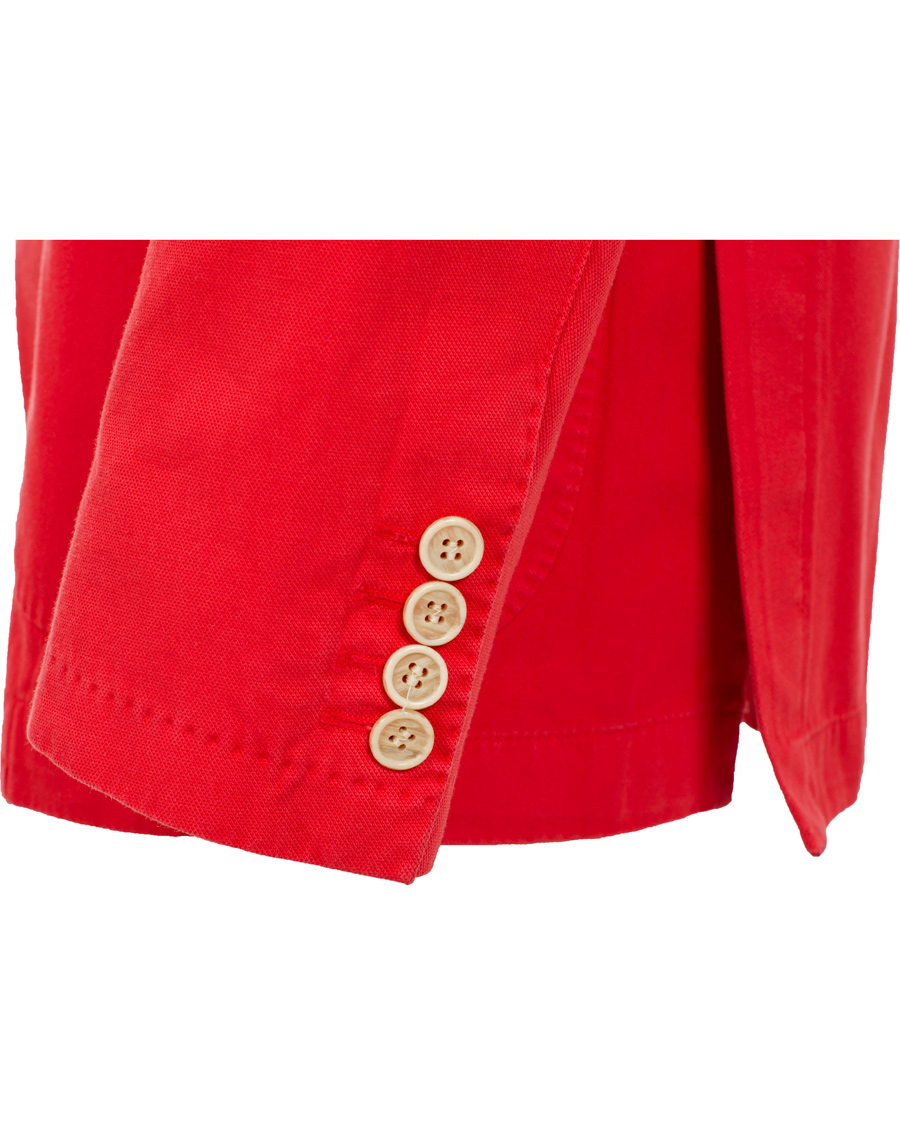 Herr | Kavajer | Hackett | Garment Dye Jacket Red