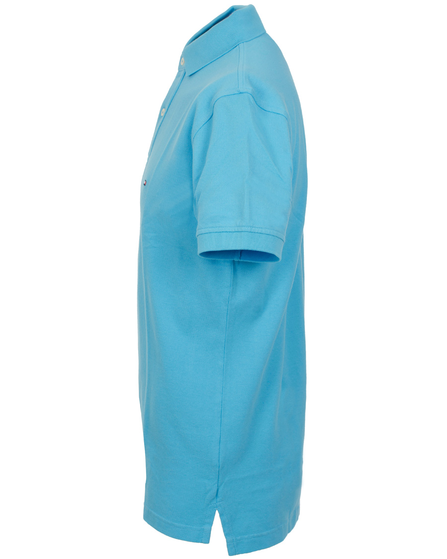 Herr | Pikéer | Tommy Hilfiger | New Knit Piké Cyan Blue