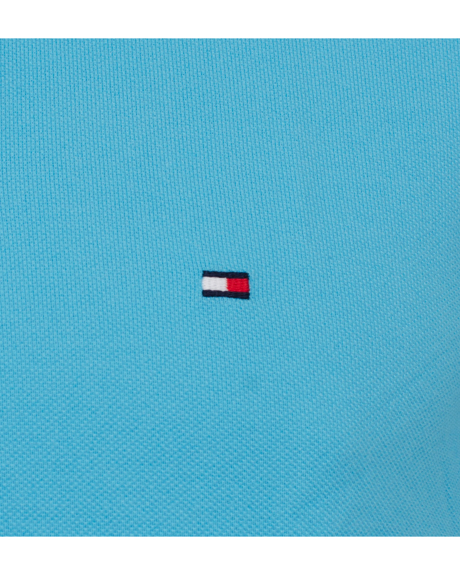 Herr | Pikéer | Tommy Hilfiger | New Knit Piké Cyan Blue