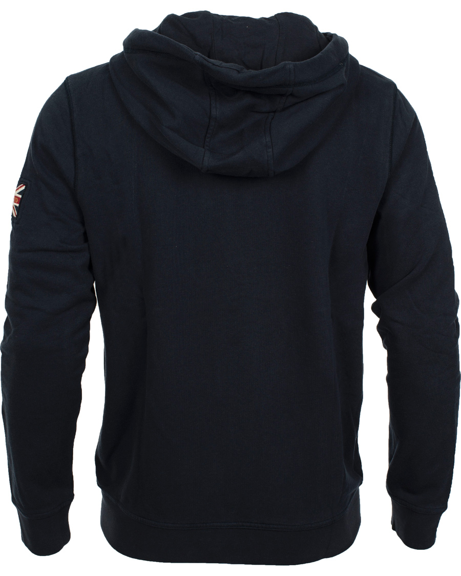 Herr | Tröjor | Henri-Lloyd | Henri Lloyd Filey Hooded Full Zip Sweat Navy