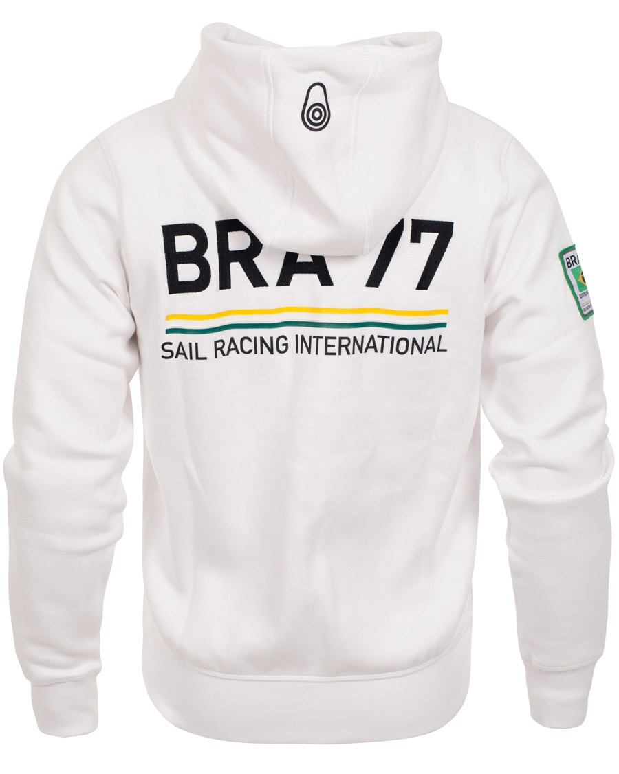 Herr | Tröjor | Sail Racing | International Zip Hood Brasil White