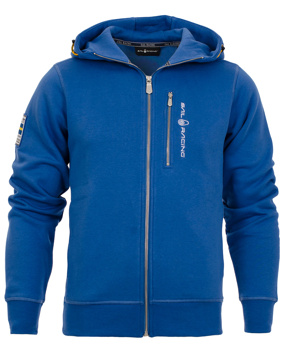 Herr | Tröjor | Sail Racing | International Zip Hood Sweden Sapphire Blue
