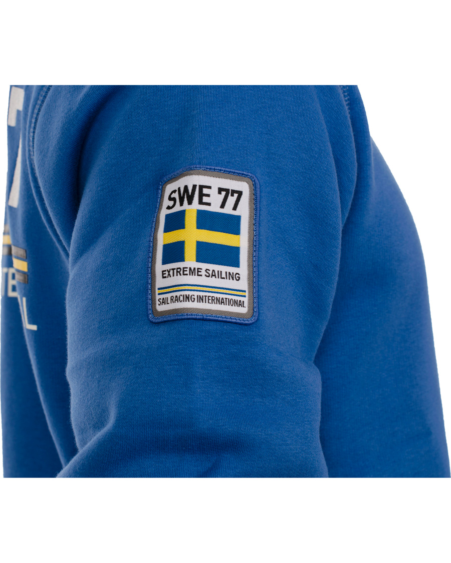 Herr | Tröjor | Sail Racing | International Zip Hood Sweden Sapphire Blue