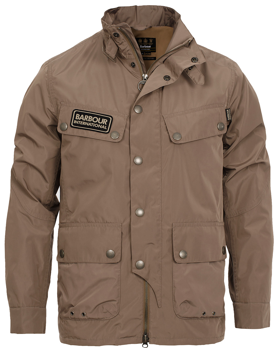 Herr | Jackor | Barbour International | Rainton Polyester Jacket Military