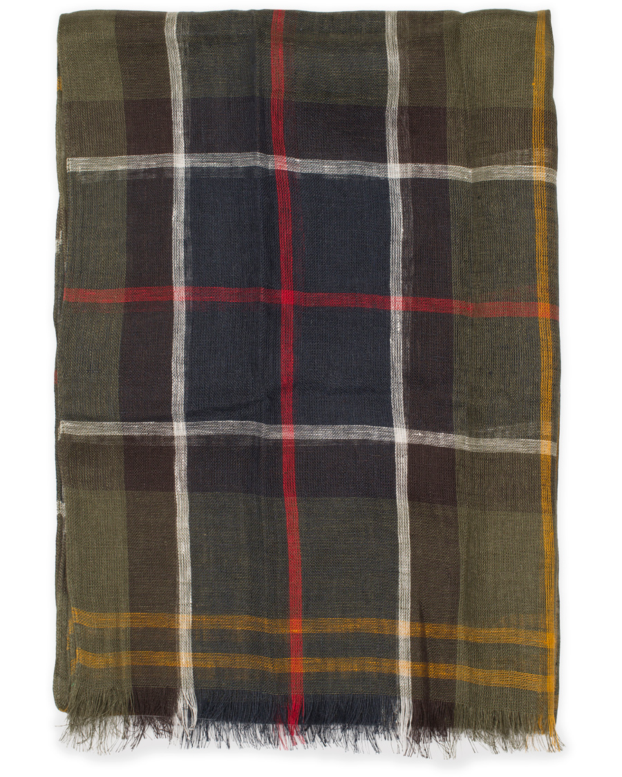 Herr | Barbour Tartan Linen Scarf Classic Tartan | Barbour Lifestyle | Barbour Tartan Linen Scarf Classic Tartan