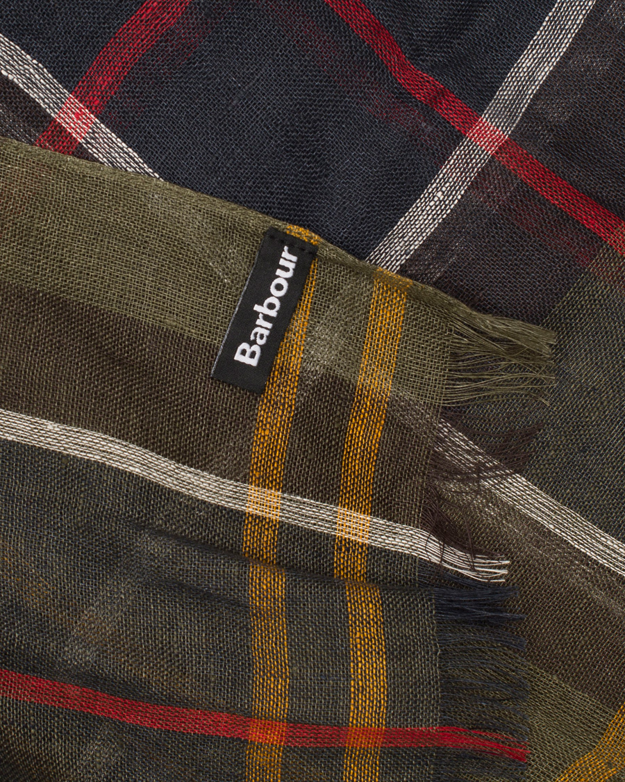 Herr | Barbour Tartan Linen Scarf Classic Tartan | Barbour Lifestyle | Barbour Tartan Linen Scarf Classic Tartan