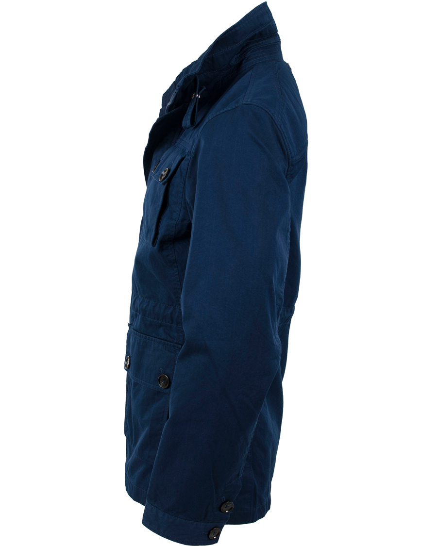Herr | Jackor | J.Lindeberg | Foreman Two Tone Cotton Jacket Dark Blue