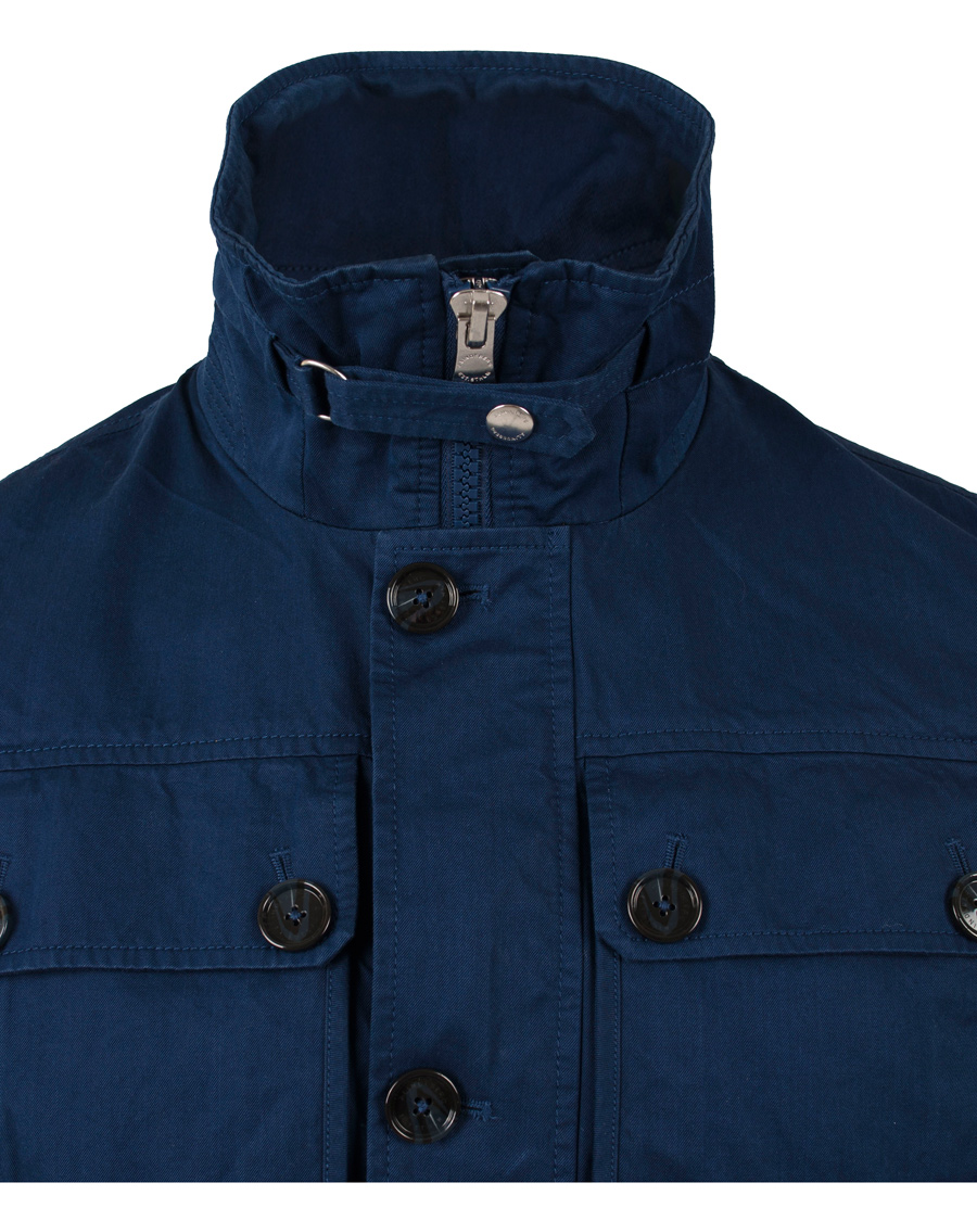 Herr | Jackor | J.Lindeberg | Foreman Two Tone Cotton Jacket Dark Blue