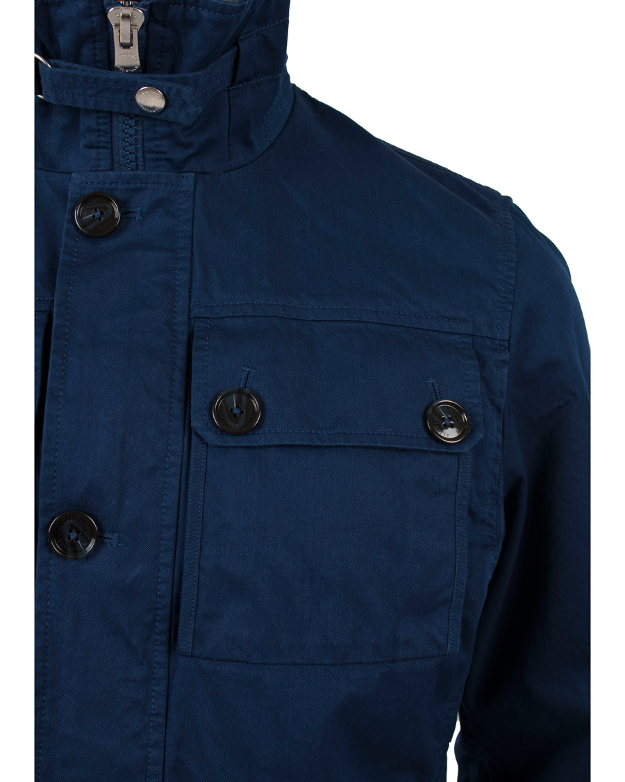 Herr | Jackor | J.Lindeberg | Foreman Two Tone Cotton Jacket Dark Blue