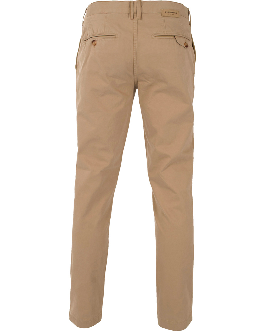 Herr | Byxor | J.Lindeberg | Chaze Season Cotton Chinos Beige