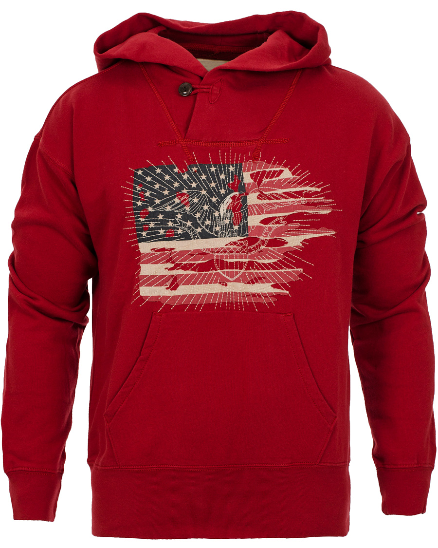 Herr | Tröjor | Denim & Supply Ralph Lauren | Shawl Hoodie Camden Red