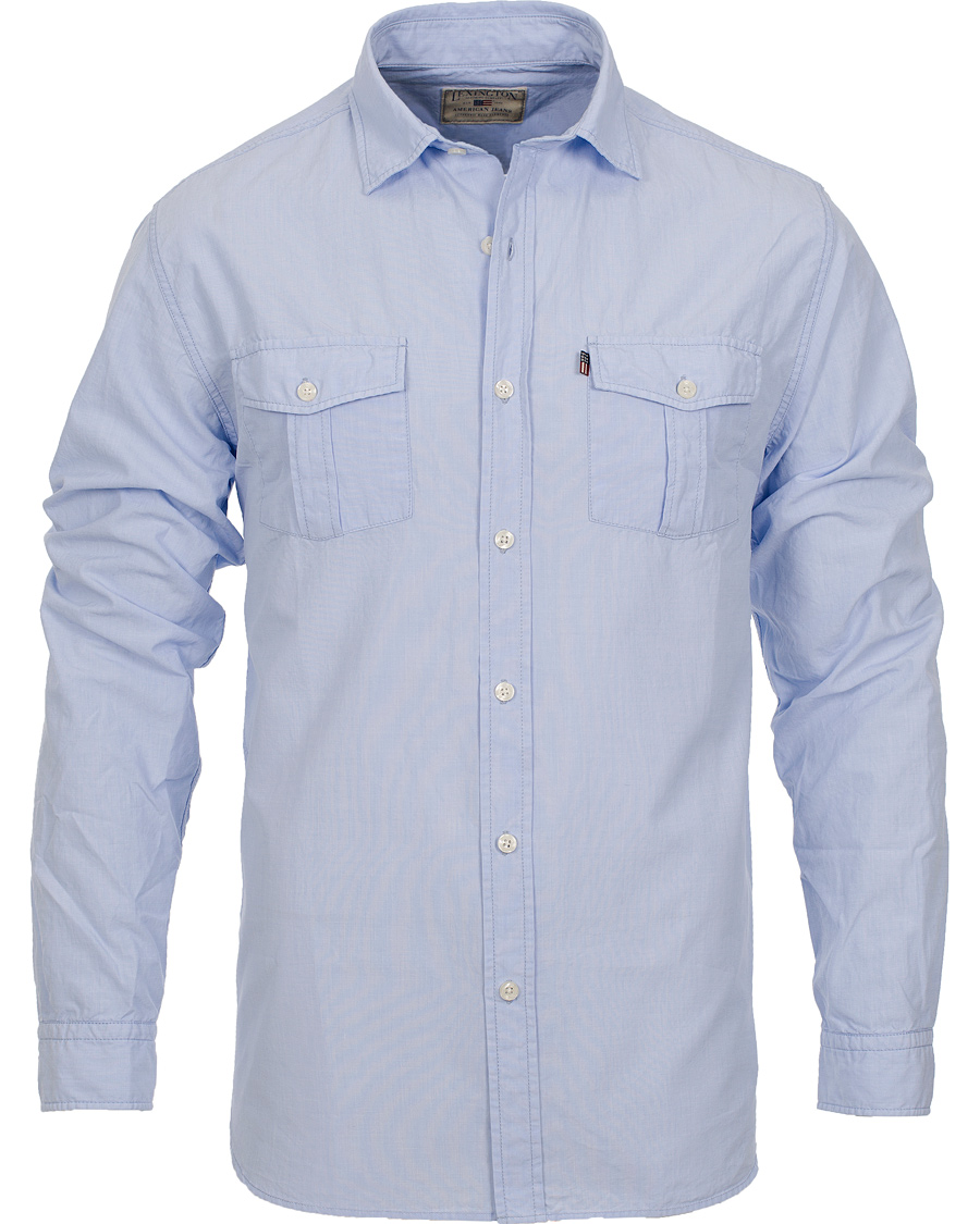 Herr | Skjortor | Lexington | Kirk Chambray Shirt Light Blue