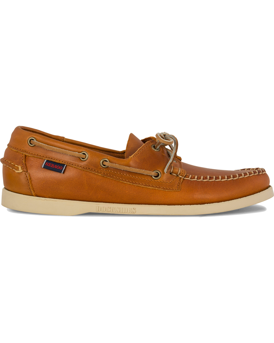 Herr | Sebago Horween Leather Docksides Boat Shoe Orange | Sebago | Horween Leather Docksides Boat Shoe Orange