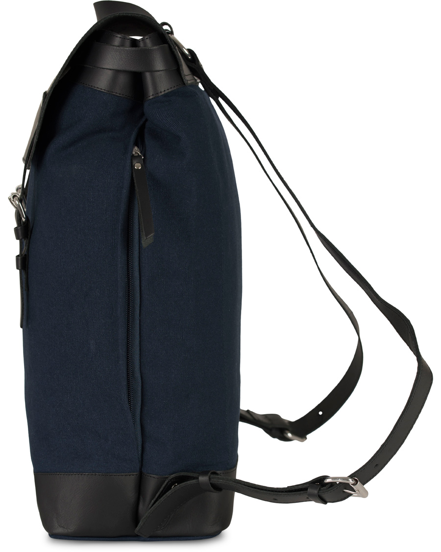 Herr | Sandqvist Hege Canvas Backpack Blue | Sandqvist | Hege Canvas Backpack Blue