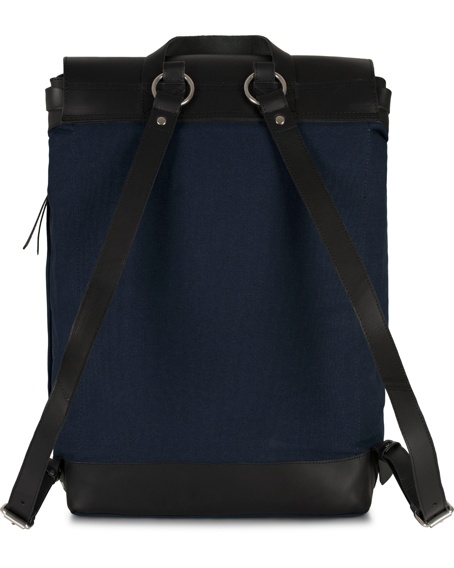 Herr | Sandqvist Hege Canvas Backpack Blue | Sandqvist | Hege Canvas Backpack Blue