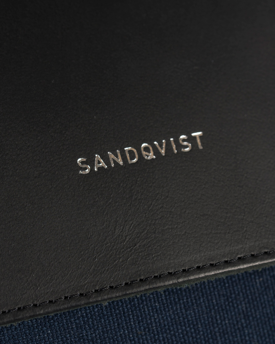Herr | Sandqvist Hege Canvas Backpack Blue | Sandqvist | Hege Canvas Backpack Blue