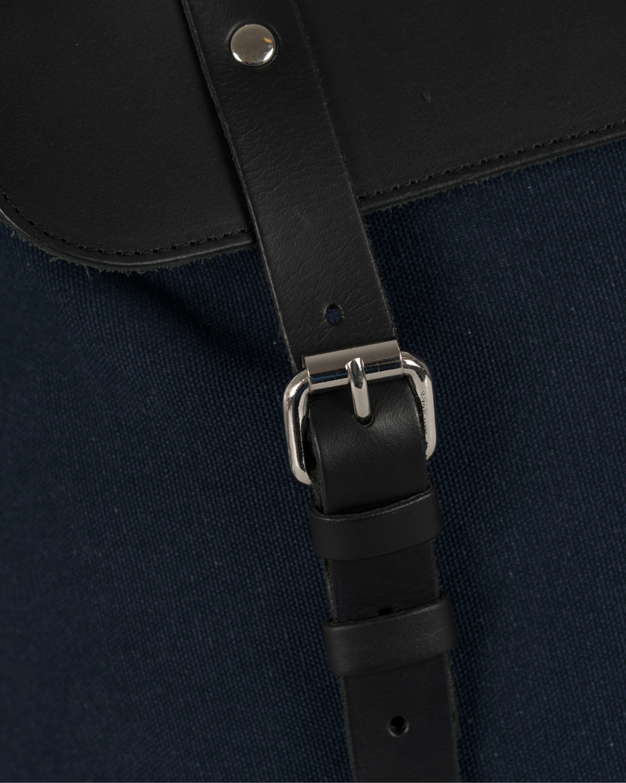 Herr | Sandqvist Hege Canvas Backpack Blue | Sandqvist | Hege Canvas Backpack Blue