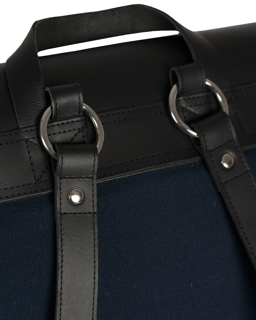 Herr | Sandqvist Hege Canvas Backpack Blue | Sandqvist | Hege Canvas Backpack Blue