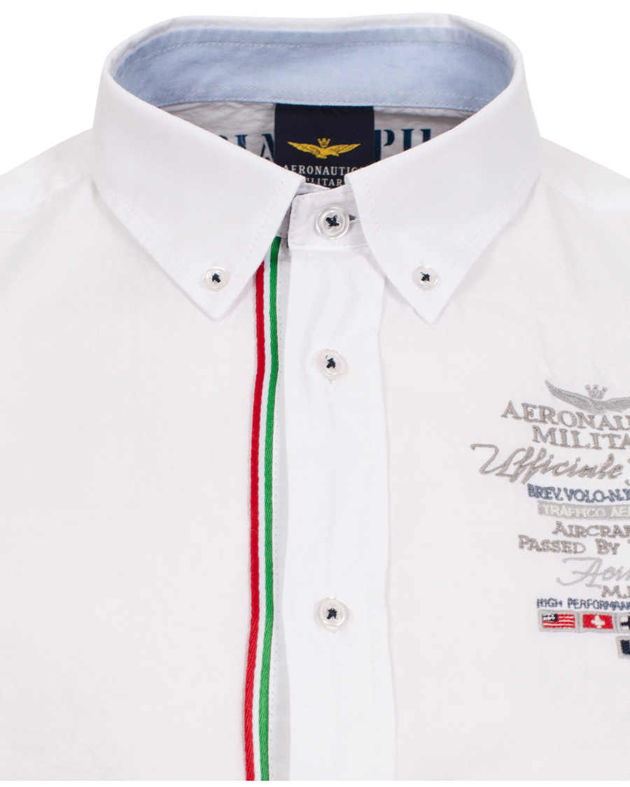 Herr | Skjortor | Aeronautica Militare | Oxford Shirt Button Down White