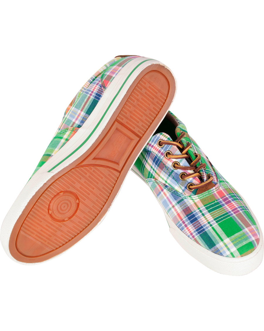 Herr | Polo Ralph Lauren Vaughn-NE Madras Suede Sneaker Multi Navy | Polo Ralph Lauren | Vaughn-NE Madras Suede Sneaker Multi Navy