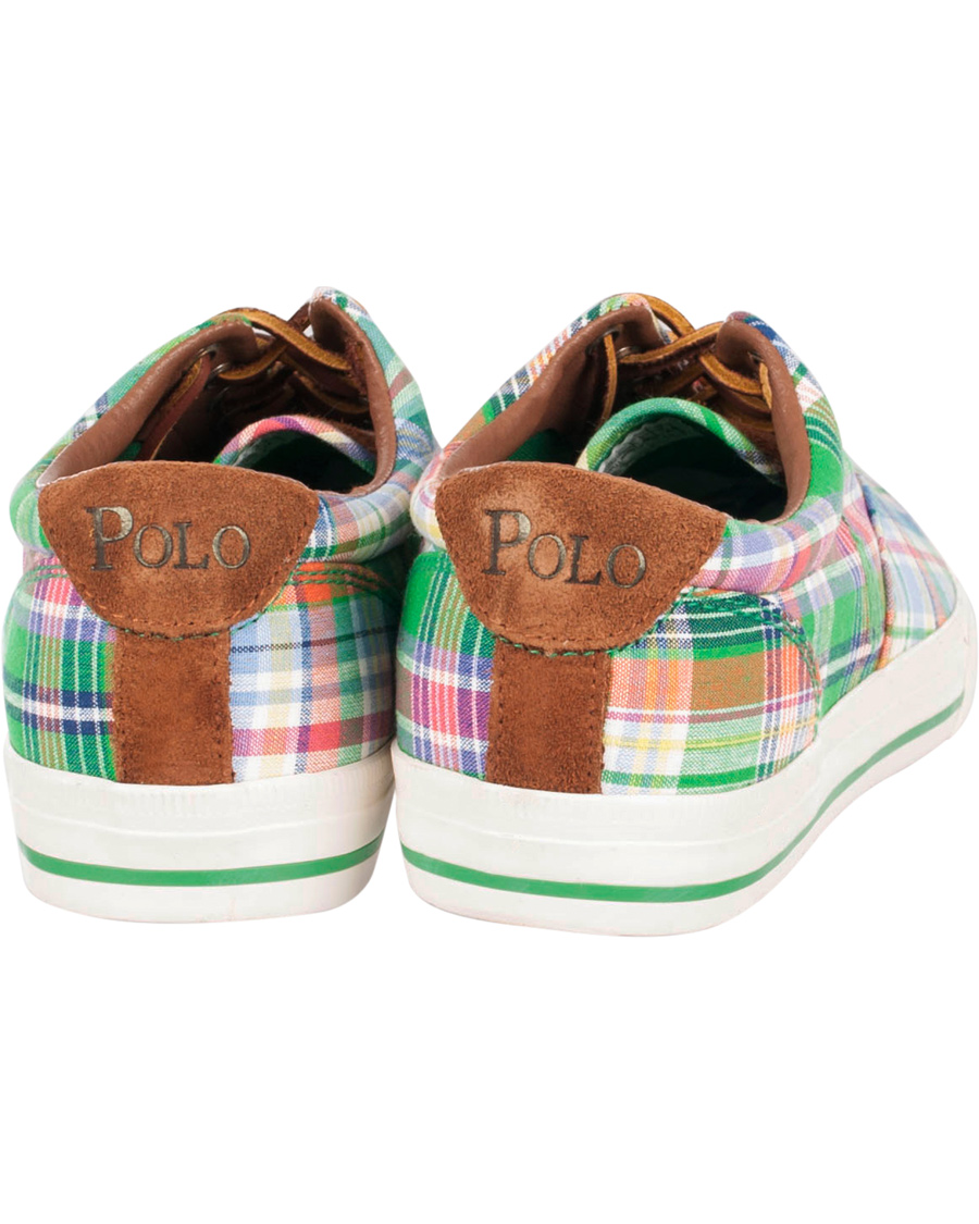 Herr | Polo Ralph Lauren Vaughn-NE Madras Suede Sneaker Multi Navy | Polo Ralph Lauren | Vaughn-NE Madras Suede Sneaker Multi Navy