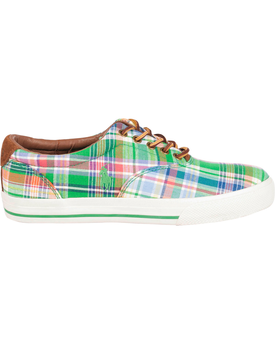 Herr | Polo Ralph Lauren Vaughn-NE Madras Suede Sneaker Multi Navy | Polo Ralph Lauren | Vaughn-NE Madras Suede Sneaker Multi Navy