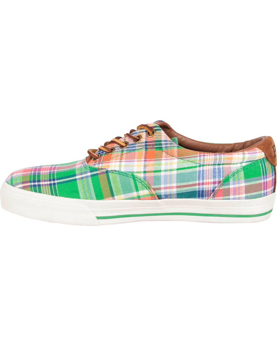 Herr | Polo Ralph Lauren Vaughn-NE Madras Suede Sneaker Multi Navy | Polo Ralph Lauren | Vaughn-NE Madras Suede Sneaker Multi Navy