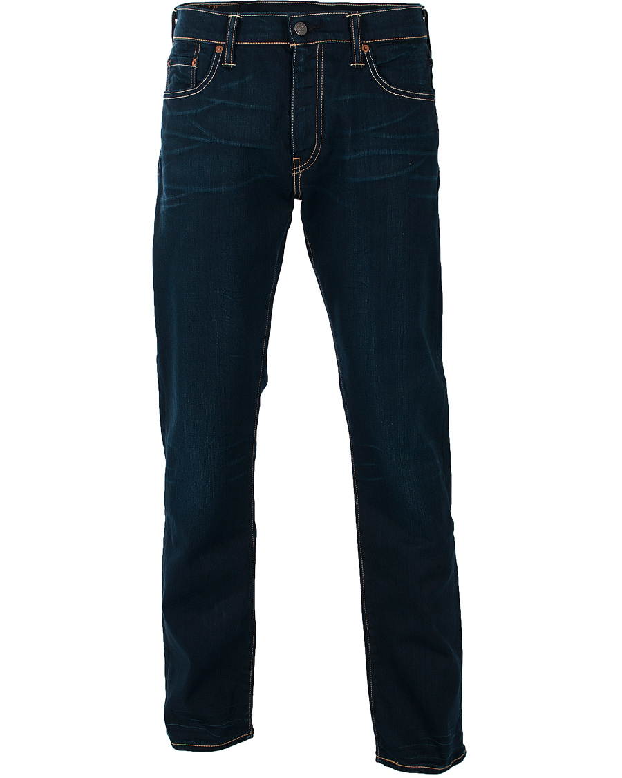 Herr | Jeans | Levi's | Levis 504 Regular Straight Jeans Crumpled Navy