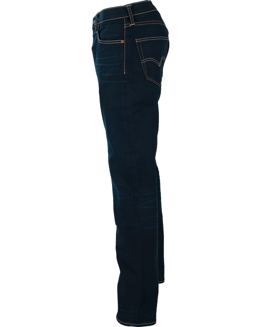 Herr | Jeans | Levi's | Levis 504 Regular Straight Jeans Crumpled Navy