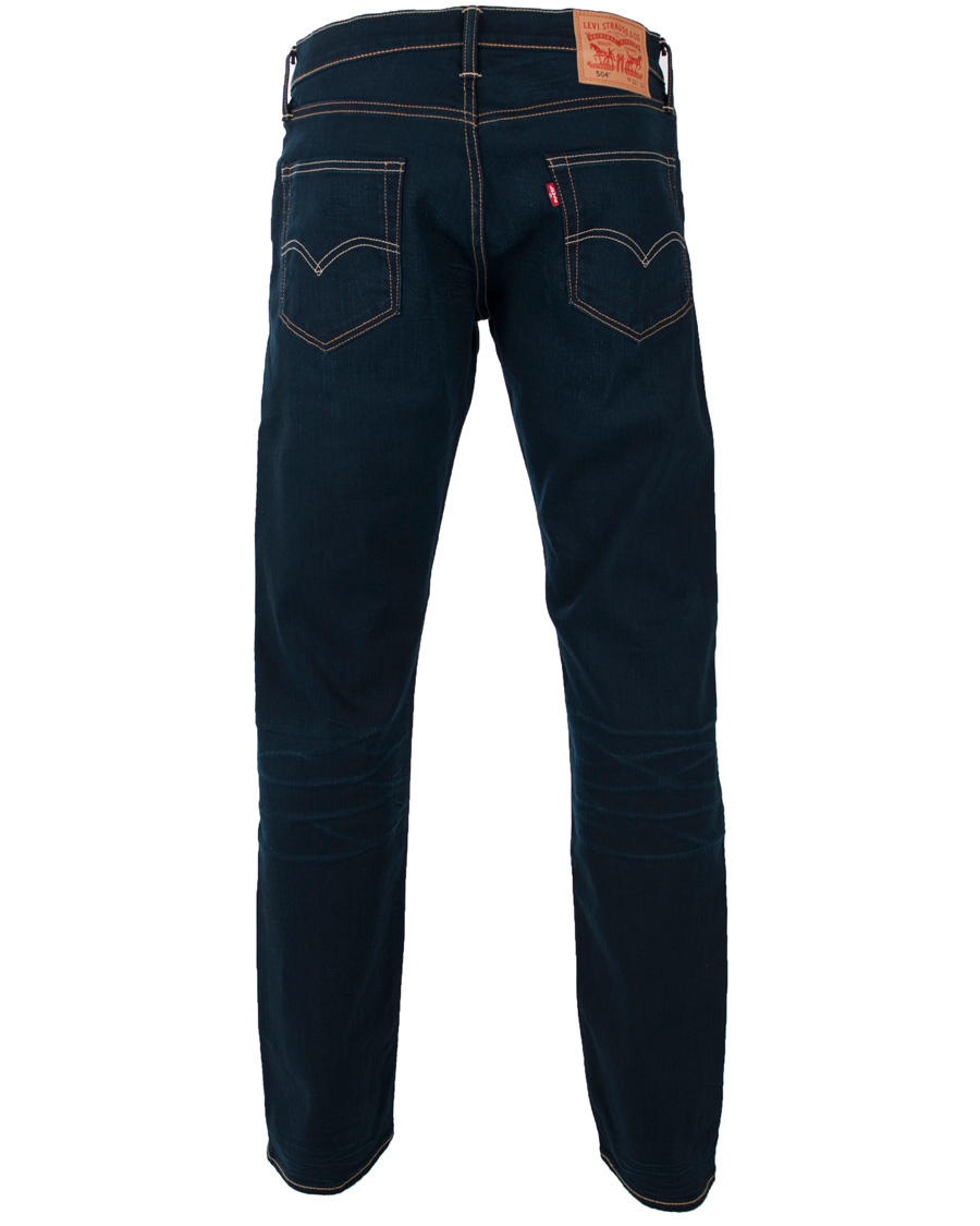 Herr | Jeans | Levi's | Levis 504 Regular Straight Jeans Crumpled Navy