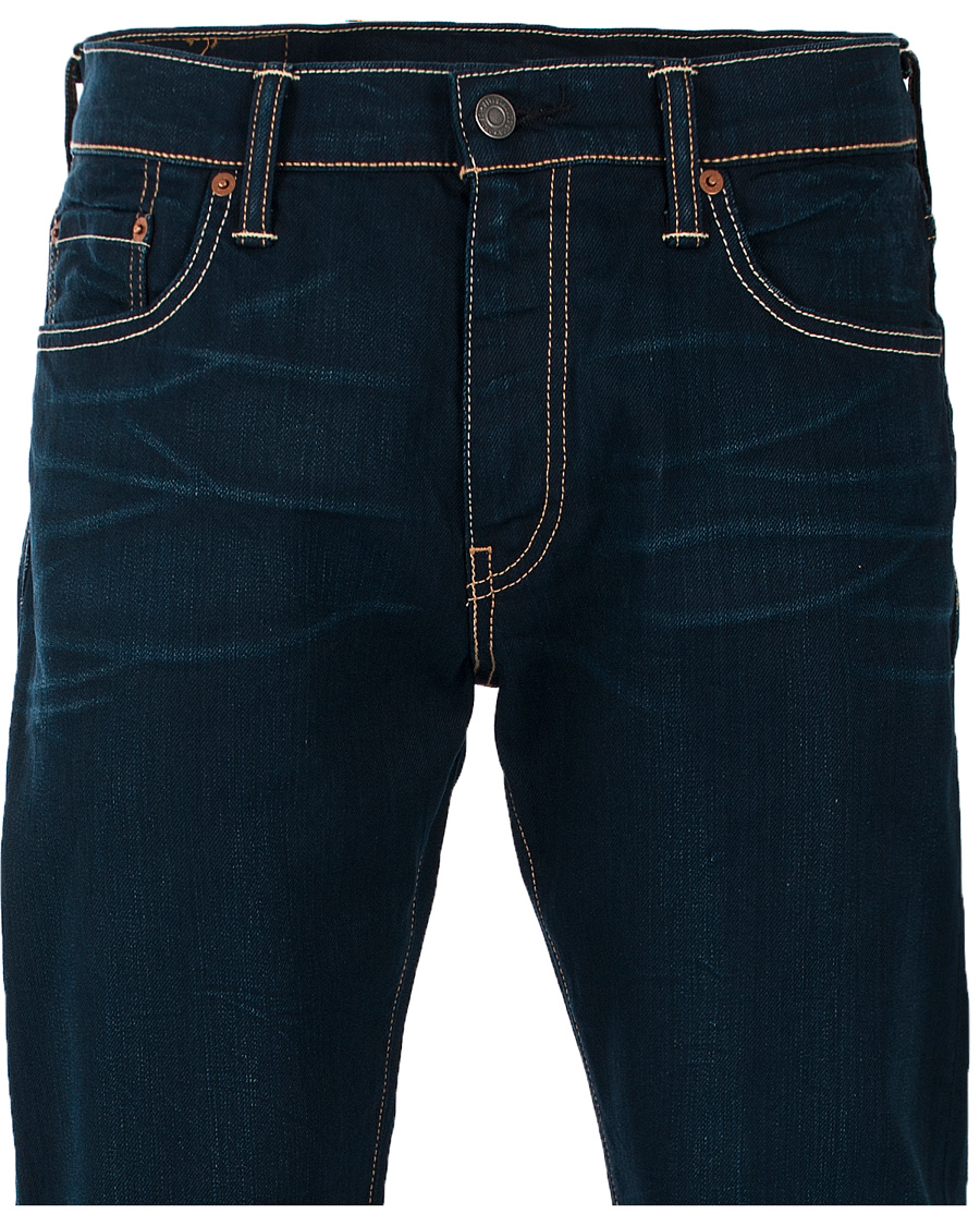 Herr | Jeans | Levi's | Levis 504 Regular Straight Jeans Crumpled Navy