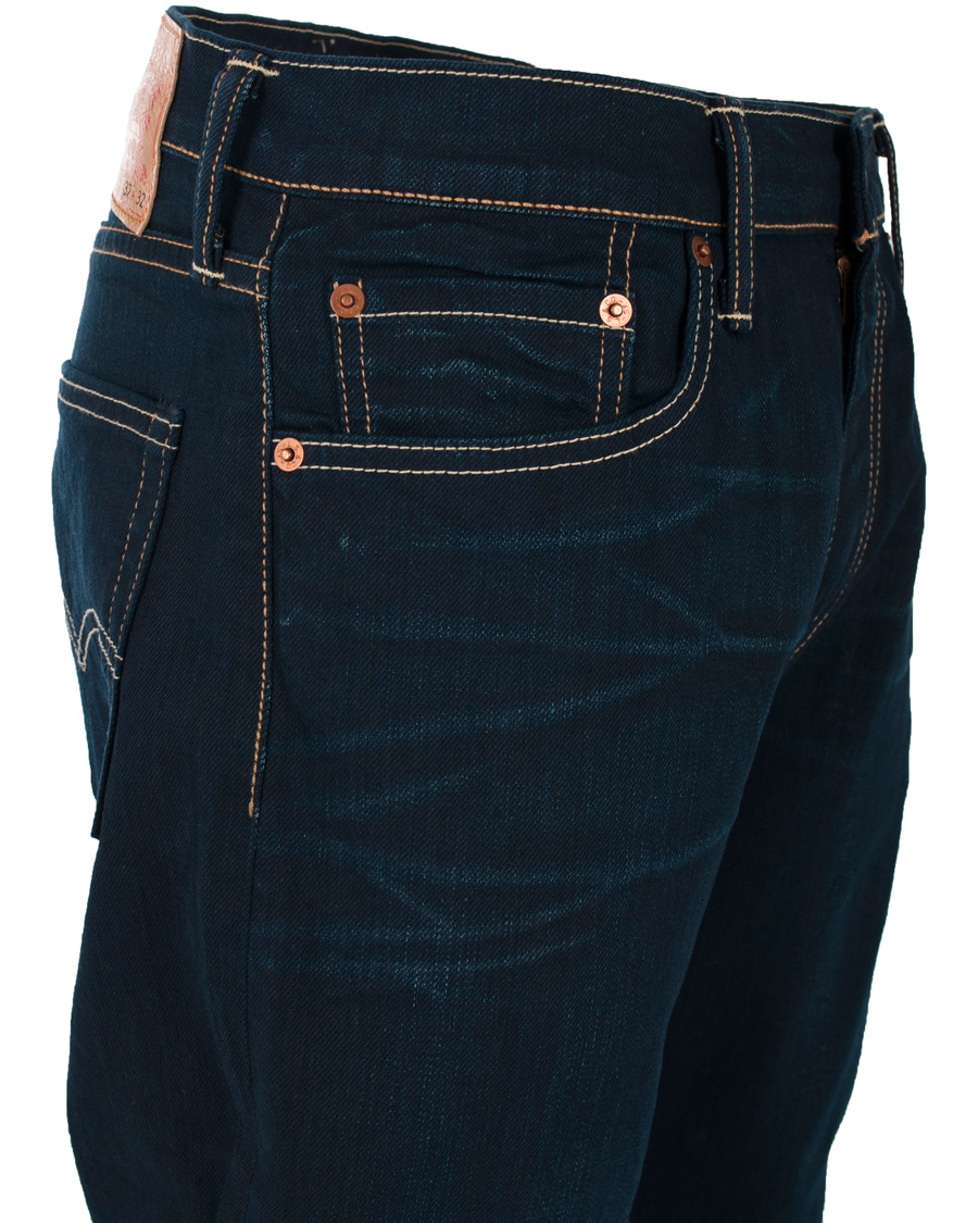Herr | Jeans | Levi's | Levis 504 Regular Straight Jeans Crumpled Navy