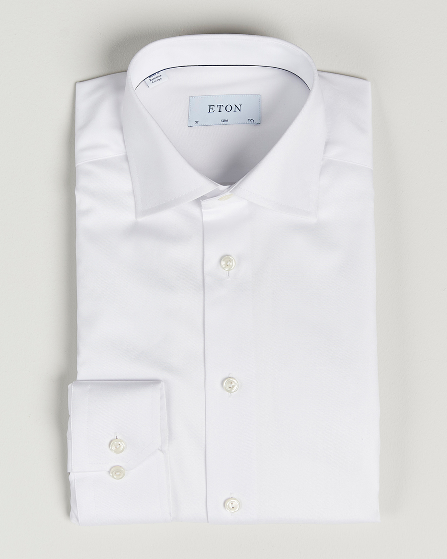 Herr | Skjortor | Eton | Slim Fit Shirt White