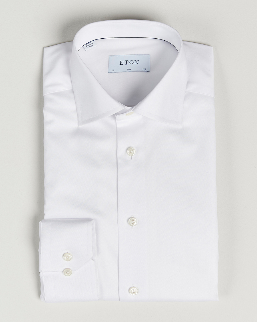 Herr | | Eton | Slim Fit Shirt White