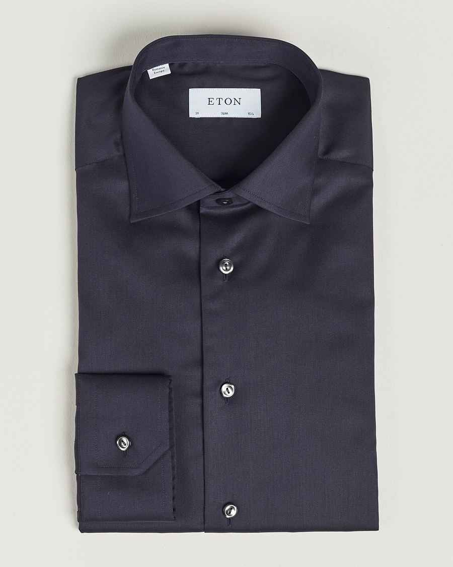 Herr | Skjortor | Eton | Slim Fit Shirt Navy