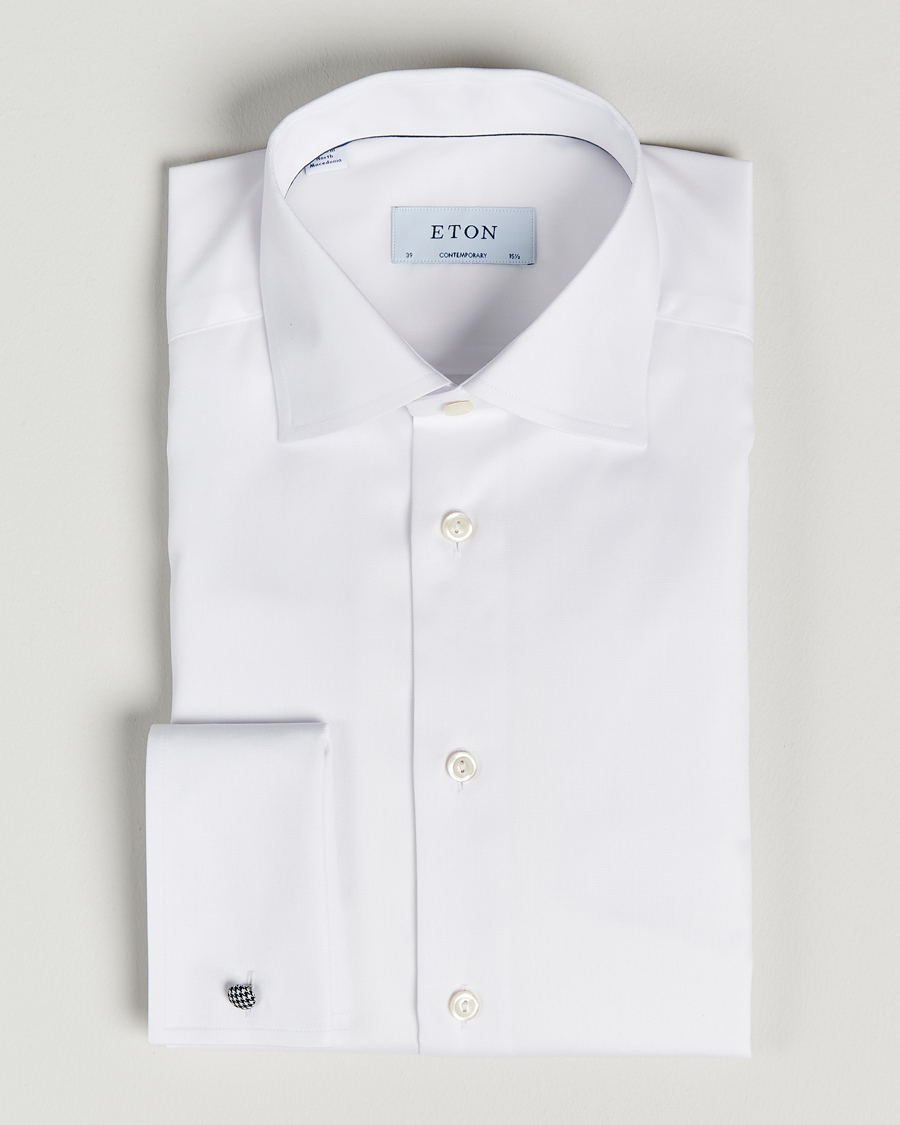 Herr | Skjortor | Eton | Contemporary Fit Shirt Double Cuff White